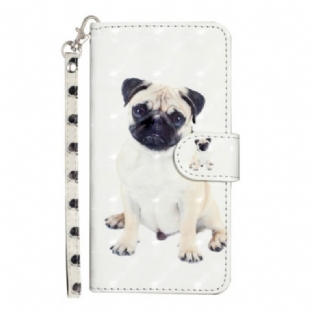 Flip Cover Xiaomi Redmi 10A Med Snor Thong Hund