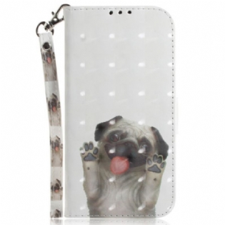 Flip Cover Xiaomi Redmi 10A Med Snor Thong Pug