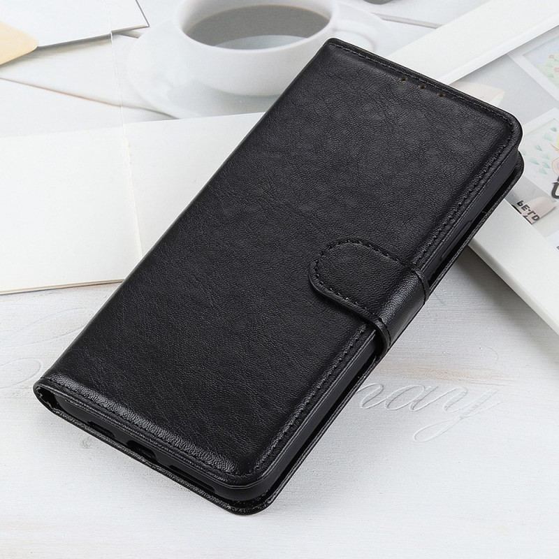 Flip Cover Xiaomi Redmi 10A Tekstureret Kunstlæder