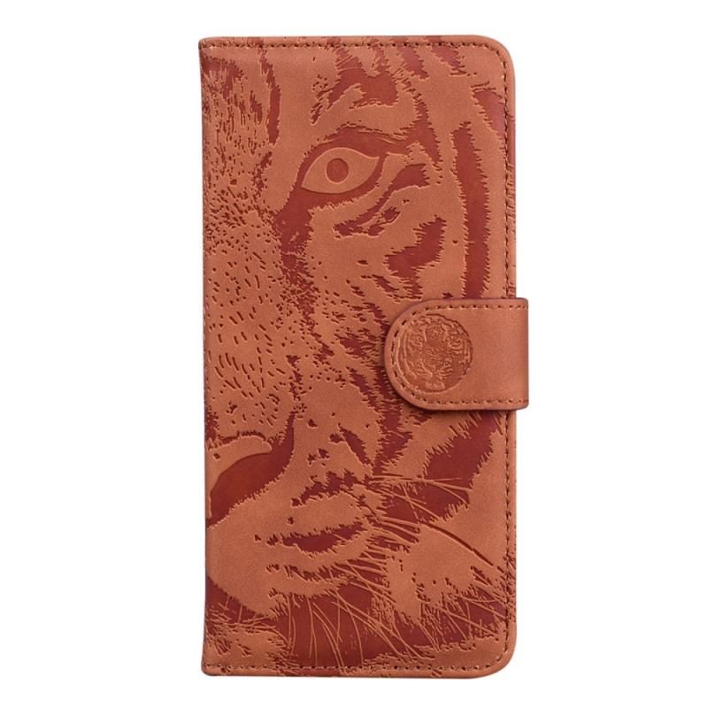 Flip Cover Xiaomi Redmi 10A Tiger Fodaftryk