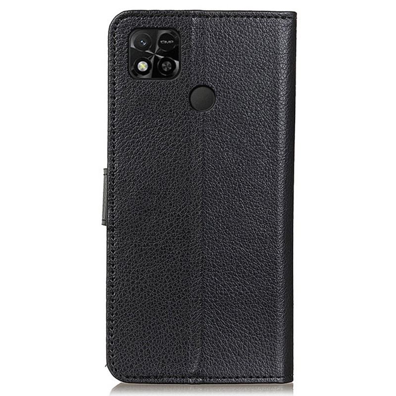 Flip Cover Xiaomi Redmi 10A Traditionelt Imiteret Læder