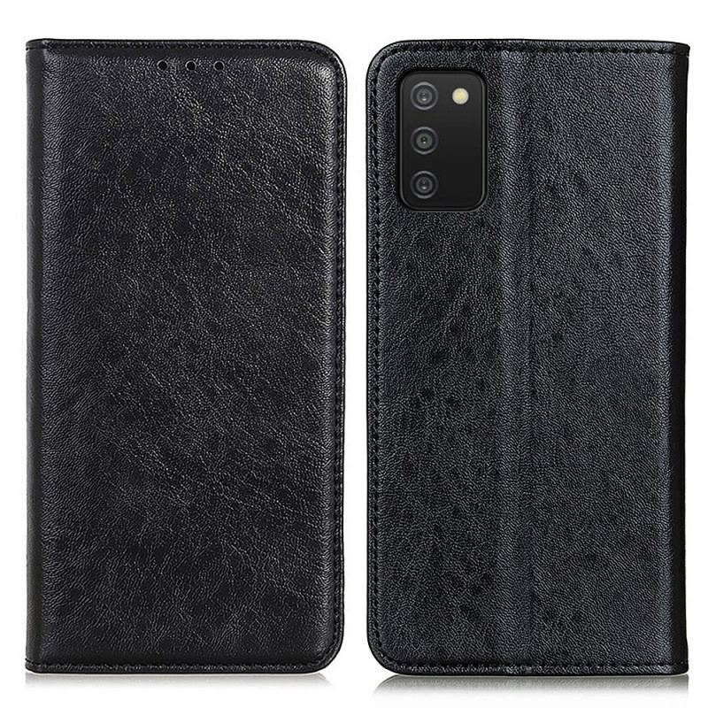 Cover Samsung Galaxy A03s Flip Cover Læder Tekstur