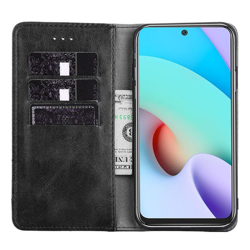 Cover Samsung Galaxy A03s Flip Cover Stil Lædernitte