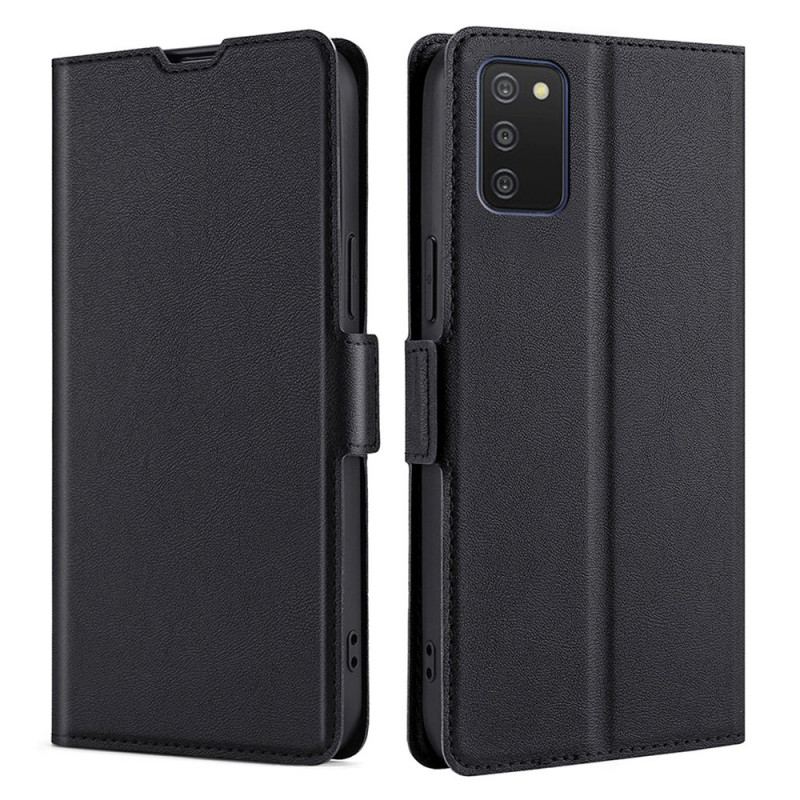 Cover Samsung Galaxy A03s Flip Cover Vintage Læder Stil