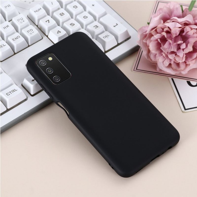 Cover Samsung Galaxy A03s Flydende Silikone Med Snor