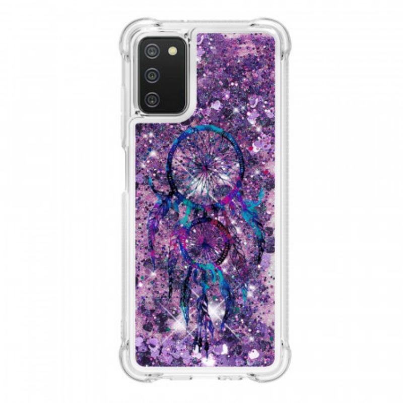 Cover Samsung Galaxy A03s Glitter Drømmefanger