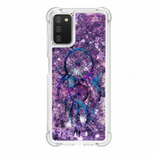 Cover Samsung Galaxy A03s Glitter Drømmefanger