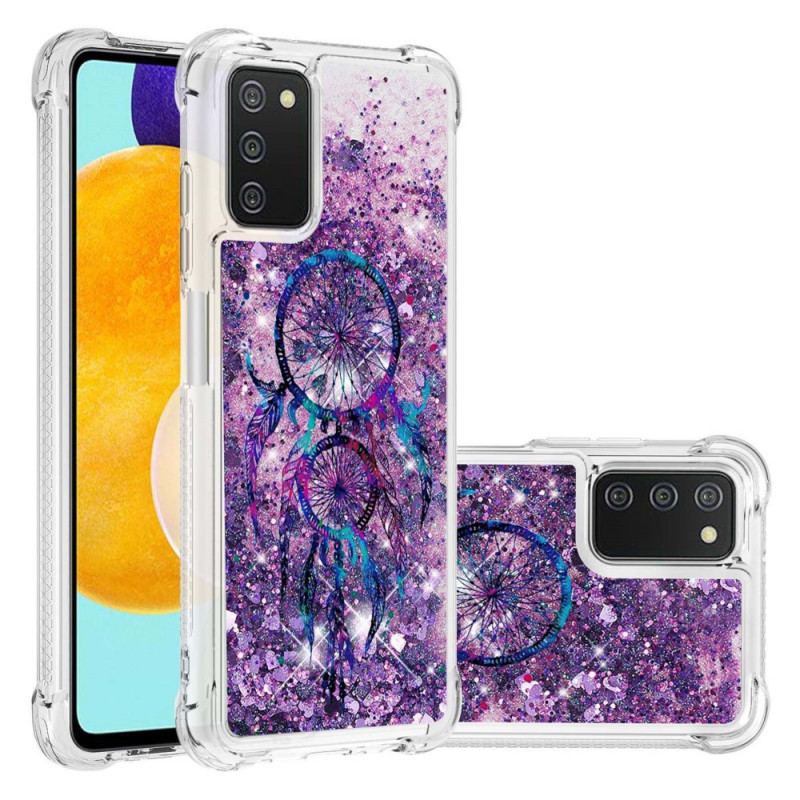 Cover Samsung Galaxy A03s Glitter Drømmefanger