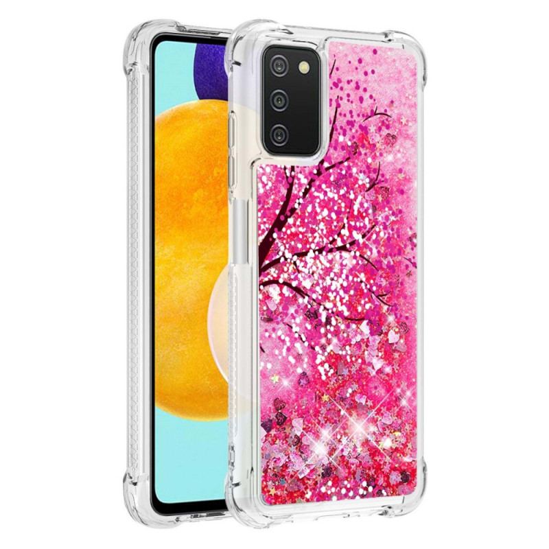 Cover Samsung Galaxy A03s Glitter Træ