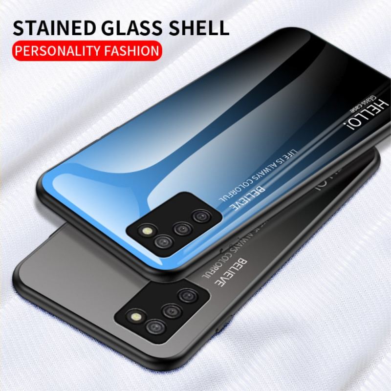 Cover Samsung Galaxy A03s Hærdet Glas Hej