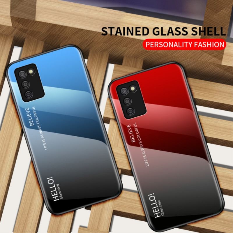 Cover Samsung Galaxy A03s Hærdet Glas Hej