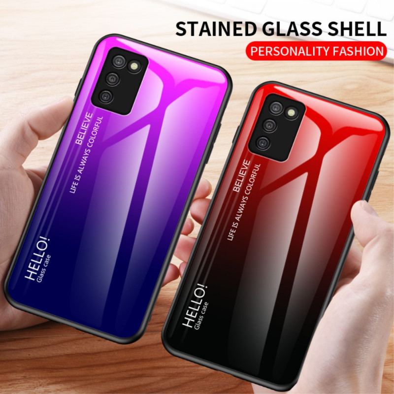 Cover Samsung Galaxy A03s Hærdet Glas Hej