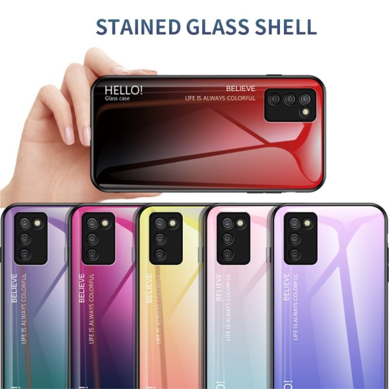 Cover Samsung Galaxy A03s Hærdet Glas Hej