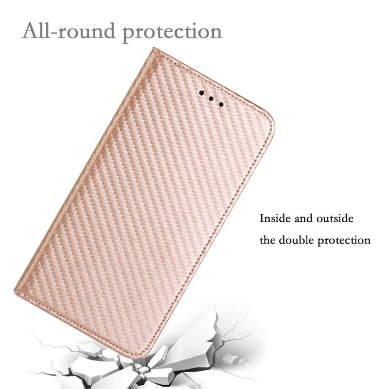 Cover Samsung Galaxy A03s Med Snor Flip Cover Kulfiberrem