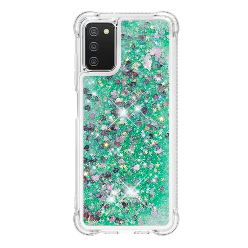 Cover Samsung Galaxy A03s Ønsker Pailletter