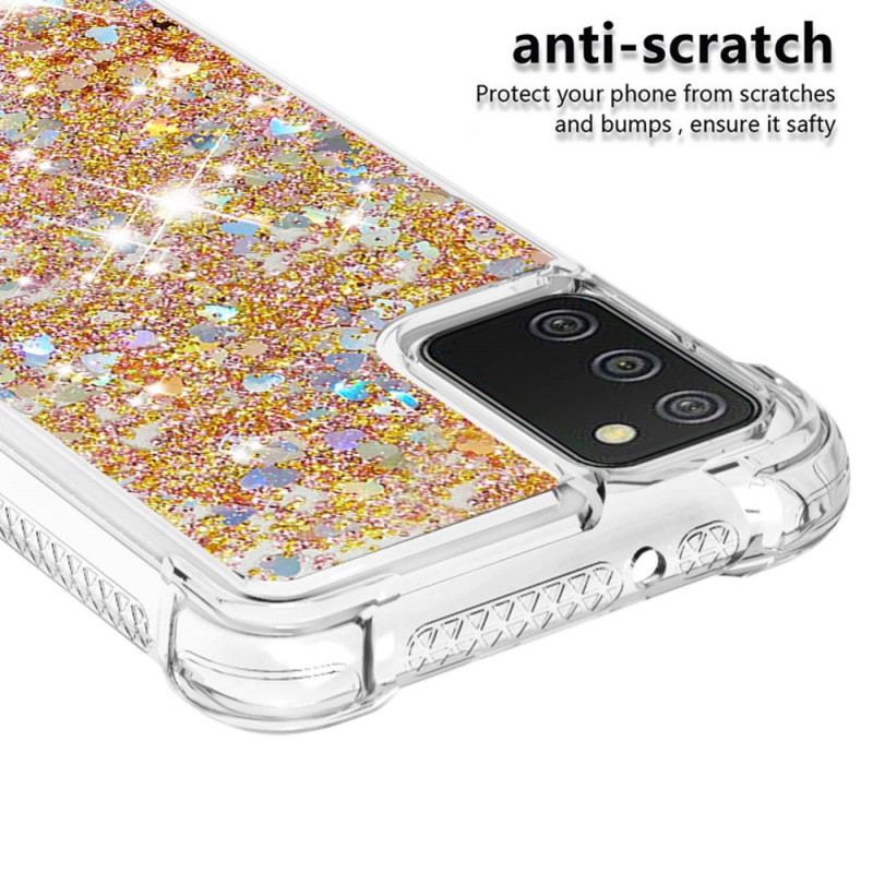 Cover Samsung Galaxy A03s Ønsker Pailletter