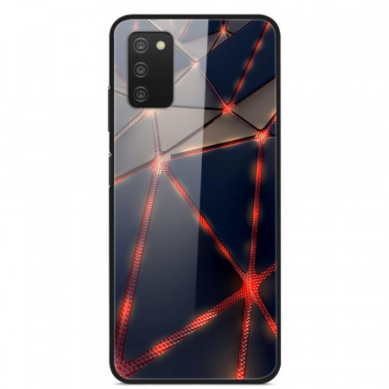 Cover Samsung Galaxy A03s Red Ray Hærdet Glas