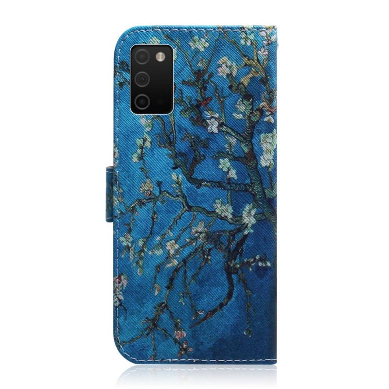 Flip Cover Samsung Galaxy A03s Blomstrende Trægren