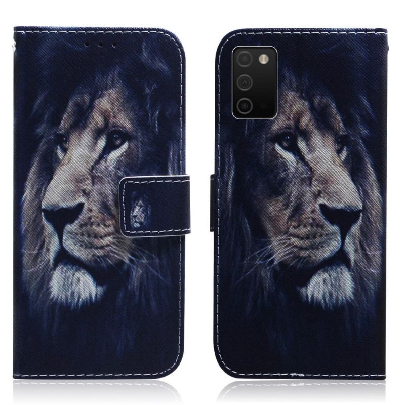 Flip Cover Samsung Galaxy A03s Drømme-løve