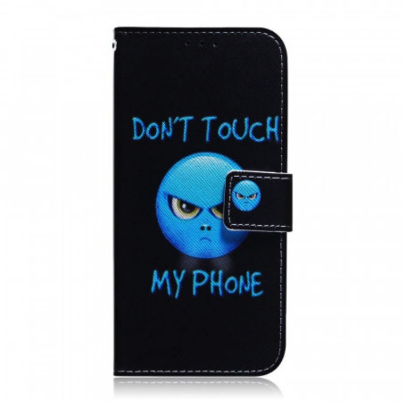 Flip Cover Samsung Galaxy A03s Emoji Telefon