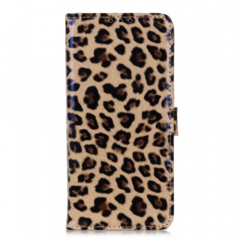 Flip Cover Samsung Galaxy A03s Leopard