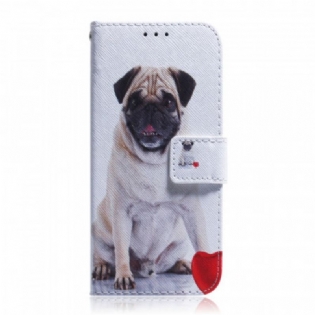 Flip Cover Samsung Galaxy A03s Mops Hund