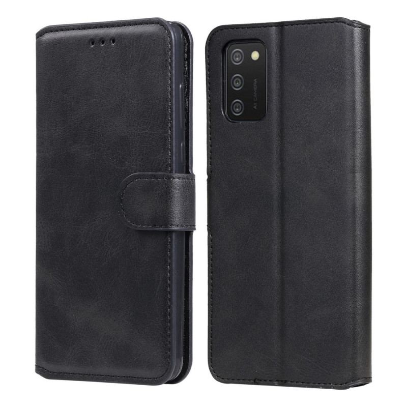 Flip Cover Samsung Galaxy A03s Retro Imiteret Læder