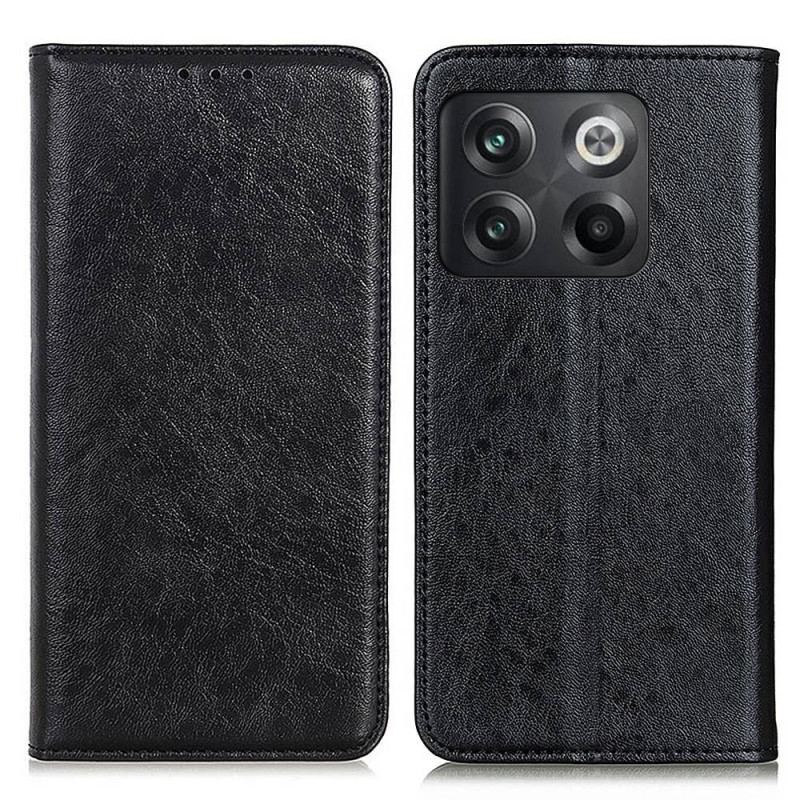 Cover OnePlus 10T 5G Flip Cover Tekstureret Kunstlæder