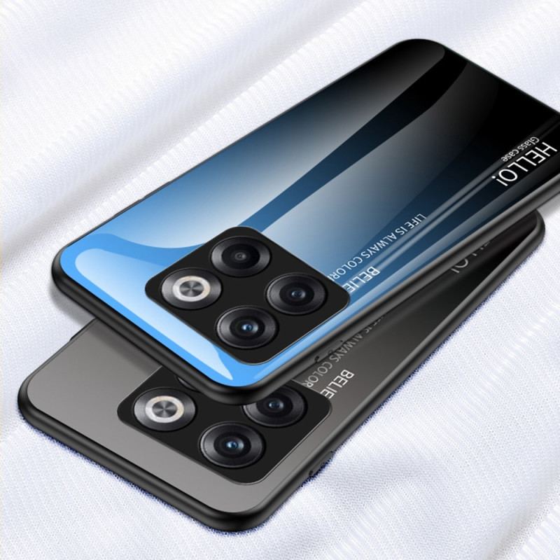 Cover OnePlus 10T 5G Hærdet Glas Hej