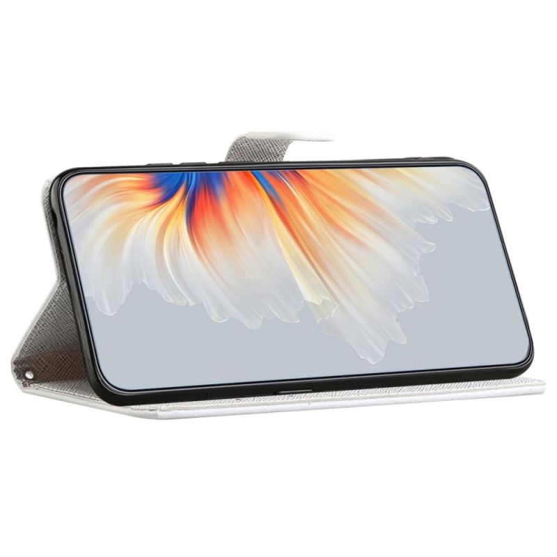 Flip Cover OnePlus 10T 5G Med Snor Strappy Guldsmede