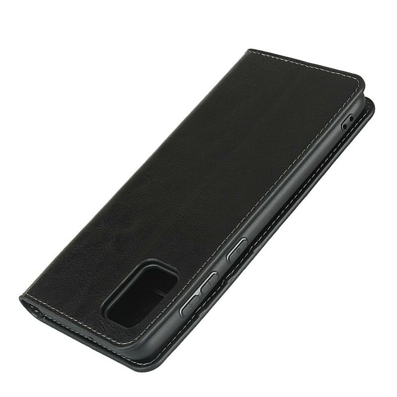 Cover Samsung Galaxy A31 Flip Cover Ægte Læder