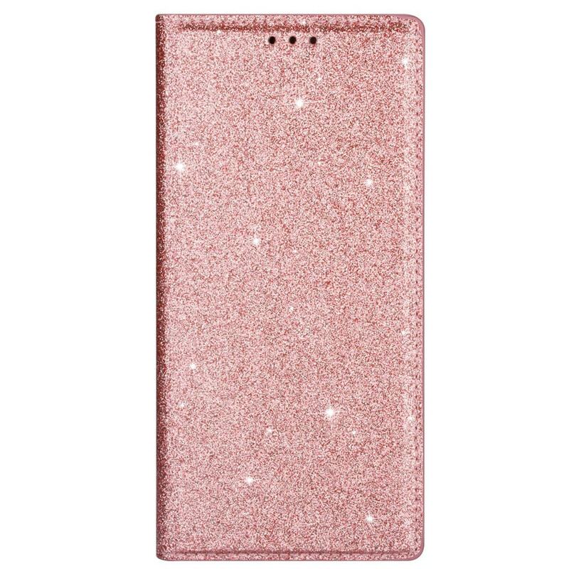 Cover Samsung Galaxy A31 Flip Cover Sequin Stil