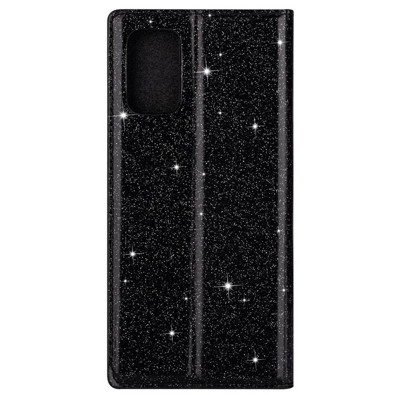 Cover Samsung Galaxy A31 Flip Cover Sequin Stil