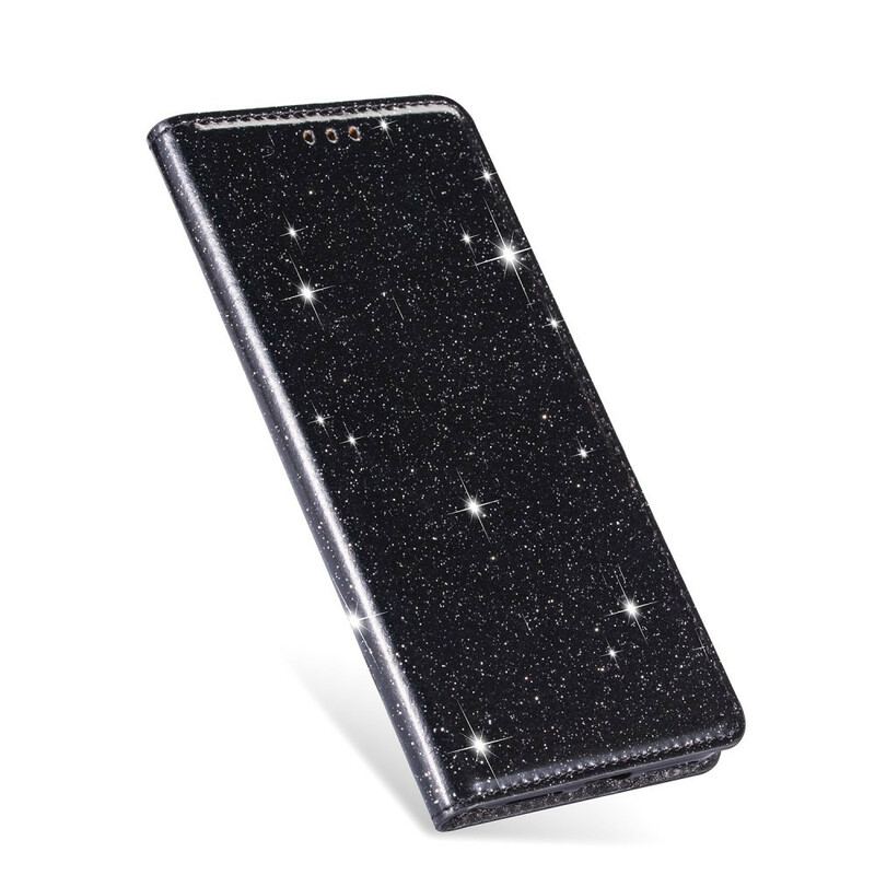 Cover Samsung Galaxy A31 Flip Cover Sequin Stil