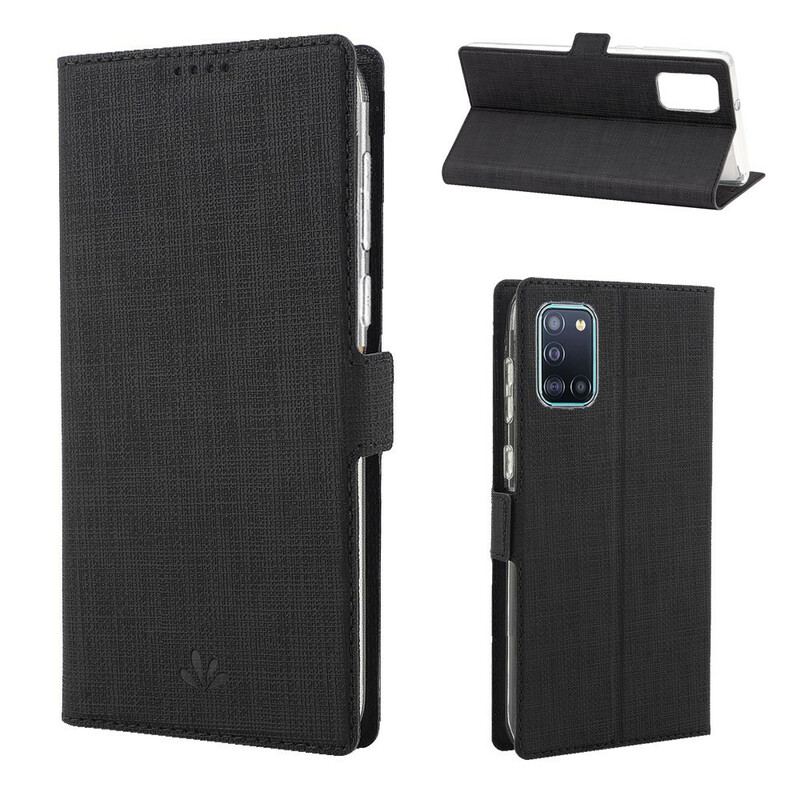 Cover Samsung Galaxy A31 Flip Cover Tekstureret Vili Dmx