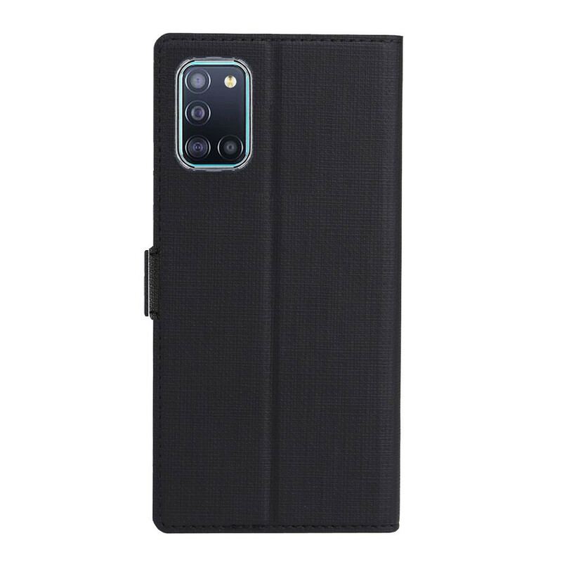 Cover Samsung Galaxy A31 Flip Cover Tekstureret Vili Dmx