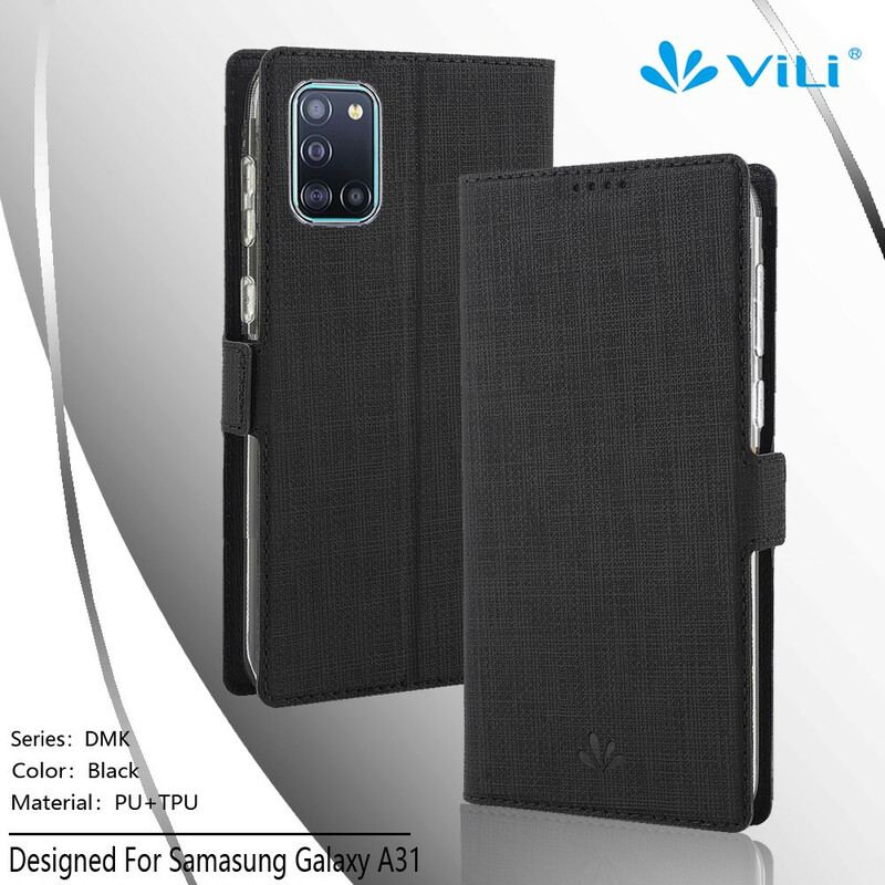 Cover Samsung Galaxy A31 Flip Cover Tekstureret Vili Dmx