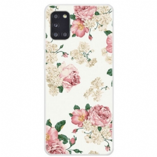 Cover Samsung Galaxy A31 Frihedsblomster