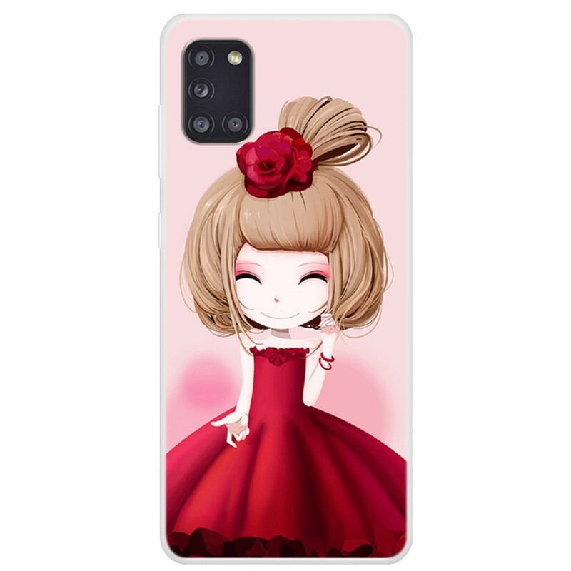 Cover Samsung Galaxy A31 Manga Lady