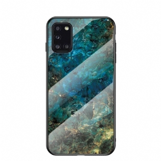 Cover Samsung Galaxy A31 Premium Farver Hærdet Glas