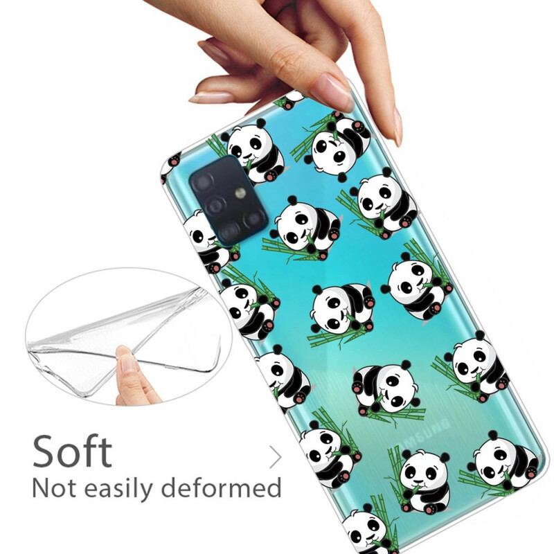 Cover Samsung Galaxy A31 Små Pandaer