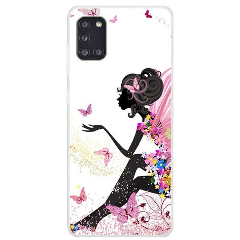 Cover Samsung Galaxy A31 Sommerfugledame