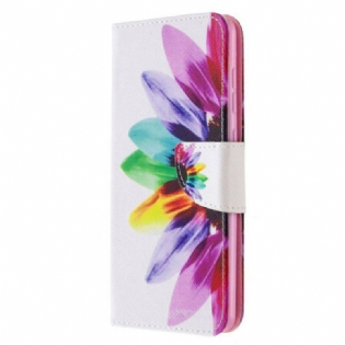 Flip Cover Samsung Galaxy A31 Akvarel Blomst
