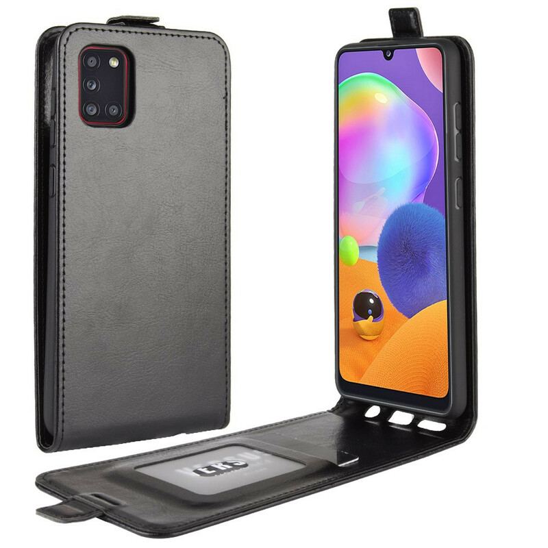 Flip Cover Samsung Galaxy A31 Læder Cover Foldende Lædereffekt