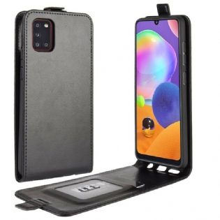 Flip Cover Samsung Galaxy A31 Læder Cover Foldende Lædereffekt