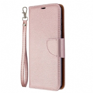 Flip Cover Samsung Galaxy A31 Læder Cover Litchi Rabat Oblique