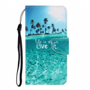 Flip Cover Samsung Galaxy A31 Med Snor Live It At Lanyard