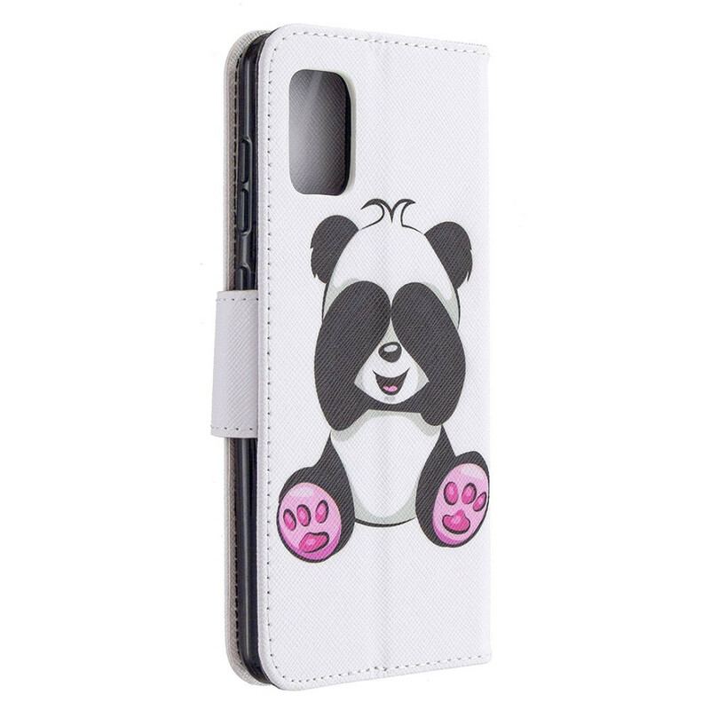 Flip Cover Samsung Galaxy A31 Panda Sjov