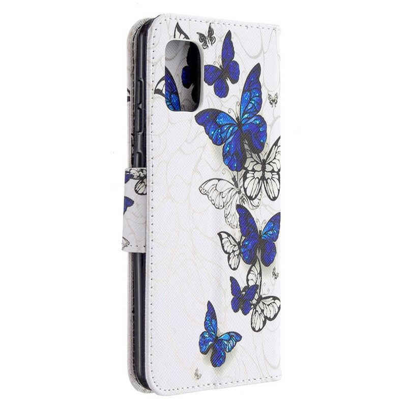 Flip Cover Samsung Galaxy A31 Sommerfugle