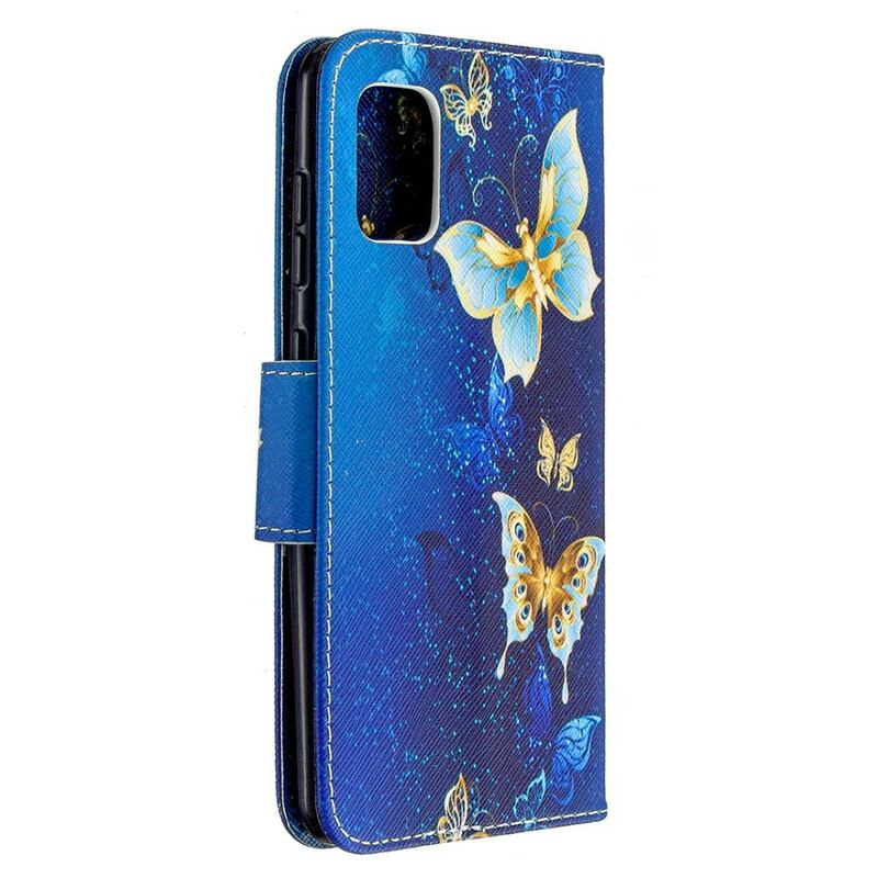 Flip Cover Samsung Galaxy A31 Sommerfugle Konger